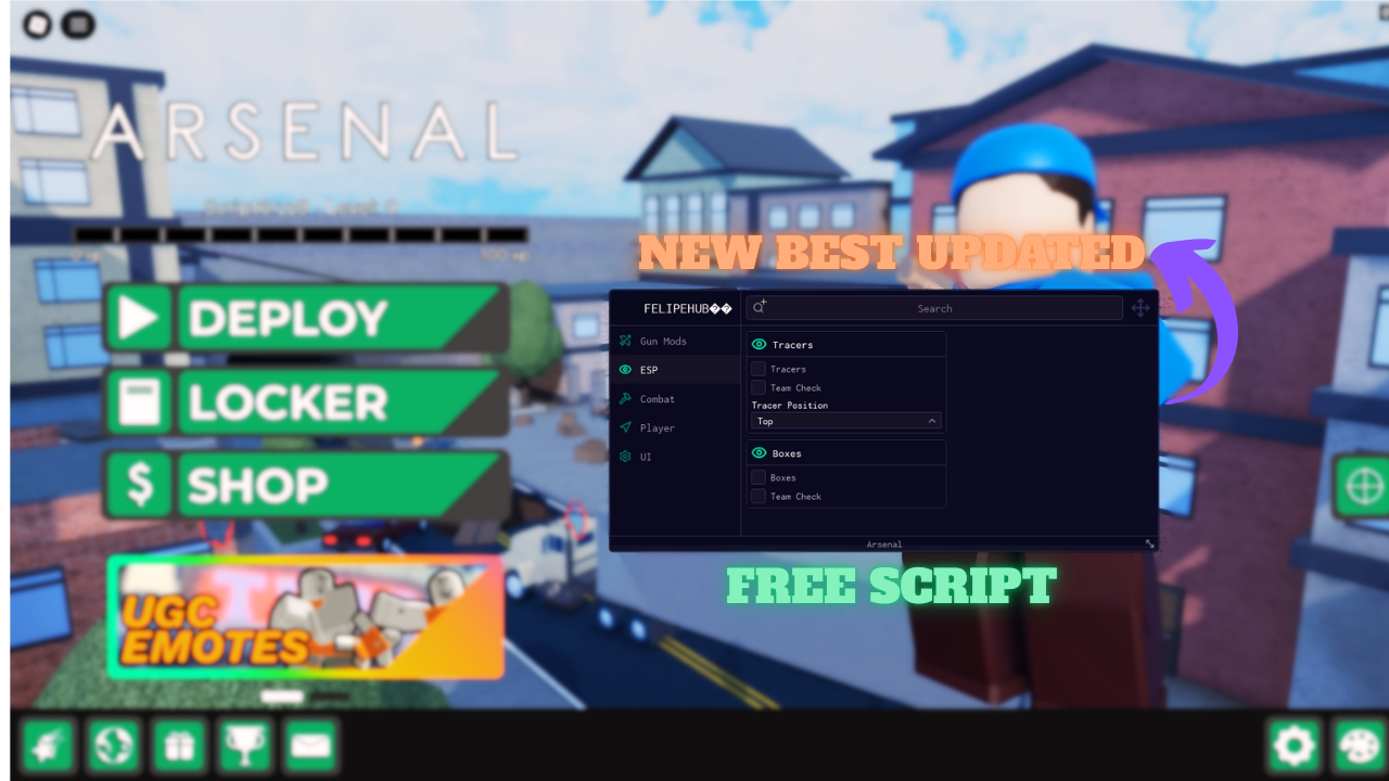 Arsenal Script | AIMBOT, ESP, INFINITE AMMO, NO RECOIL