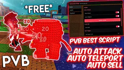 PVB - Auto Farm Auto Equip Best Brainrot  More